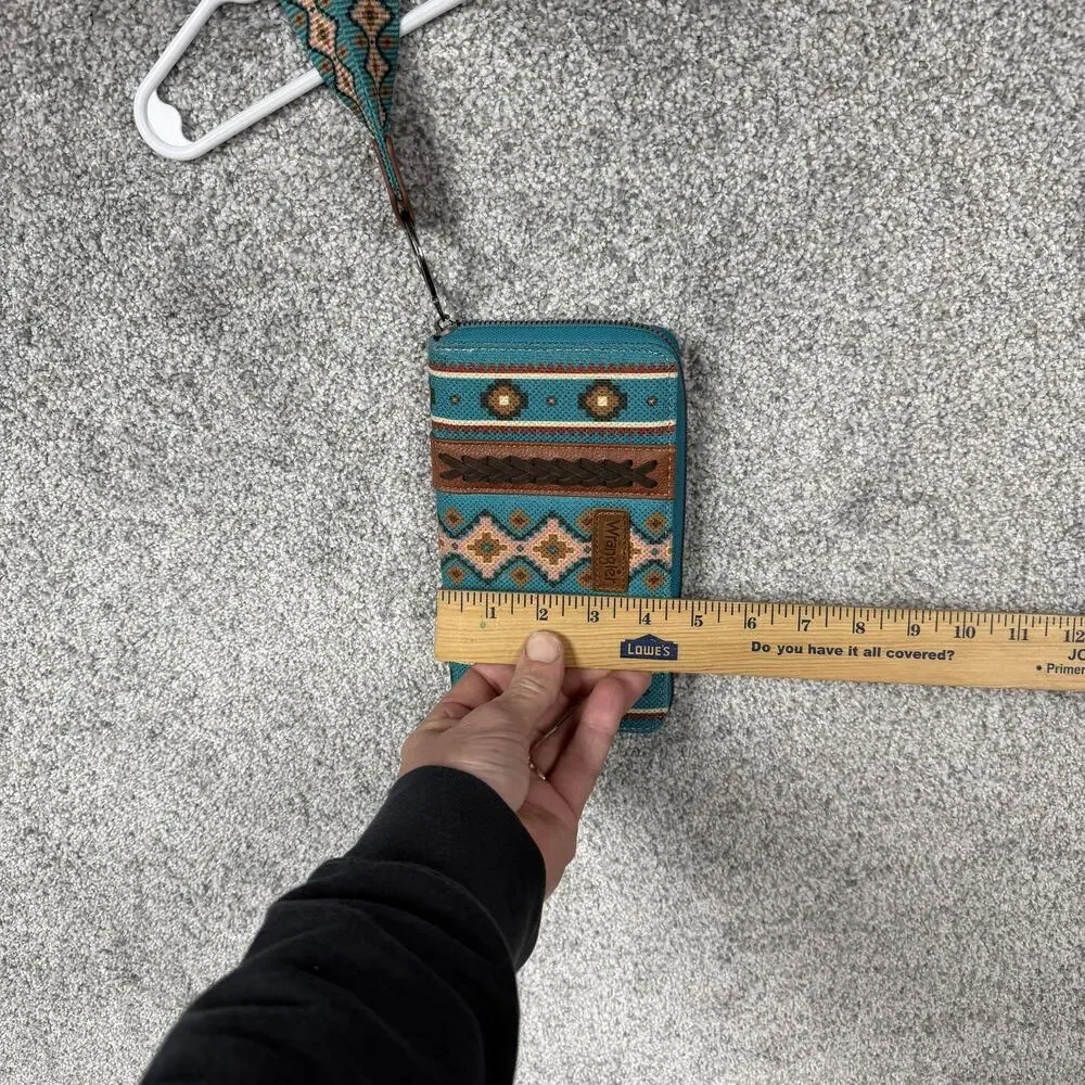 Wrangler Wristlet Wallet OS Coastal Cowgirl Tribal Western Desert Chic Festival